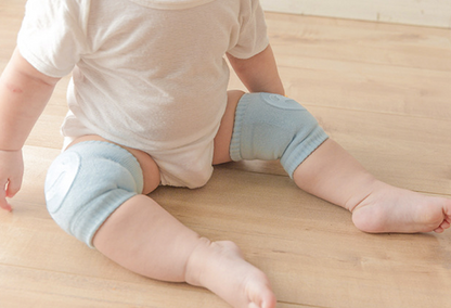 嬰兒防跌保護護膝 bb護膝寶寶爬行學步護膝(藍色) 護膝