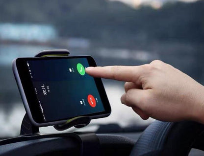 Car holder spring buckle mobile phone holder-black car mobile phone holder