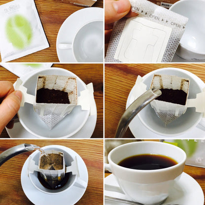 (50個) 便攜式咖啡過濾紙袋  掛耳式滴咖啡袋 一次性滴濾咖啡袋 旅行 野營 家庭 辦公室的完美選擇 便攜式咖啡機