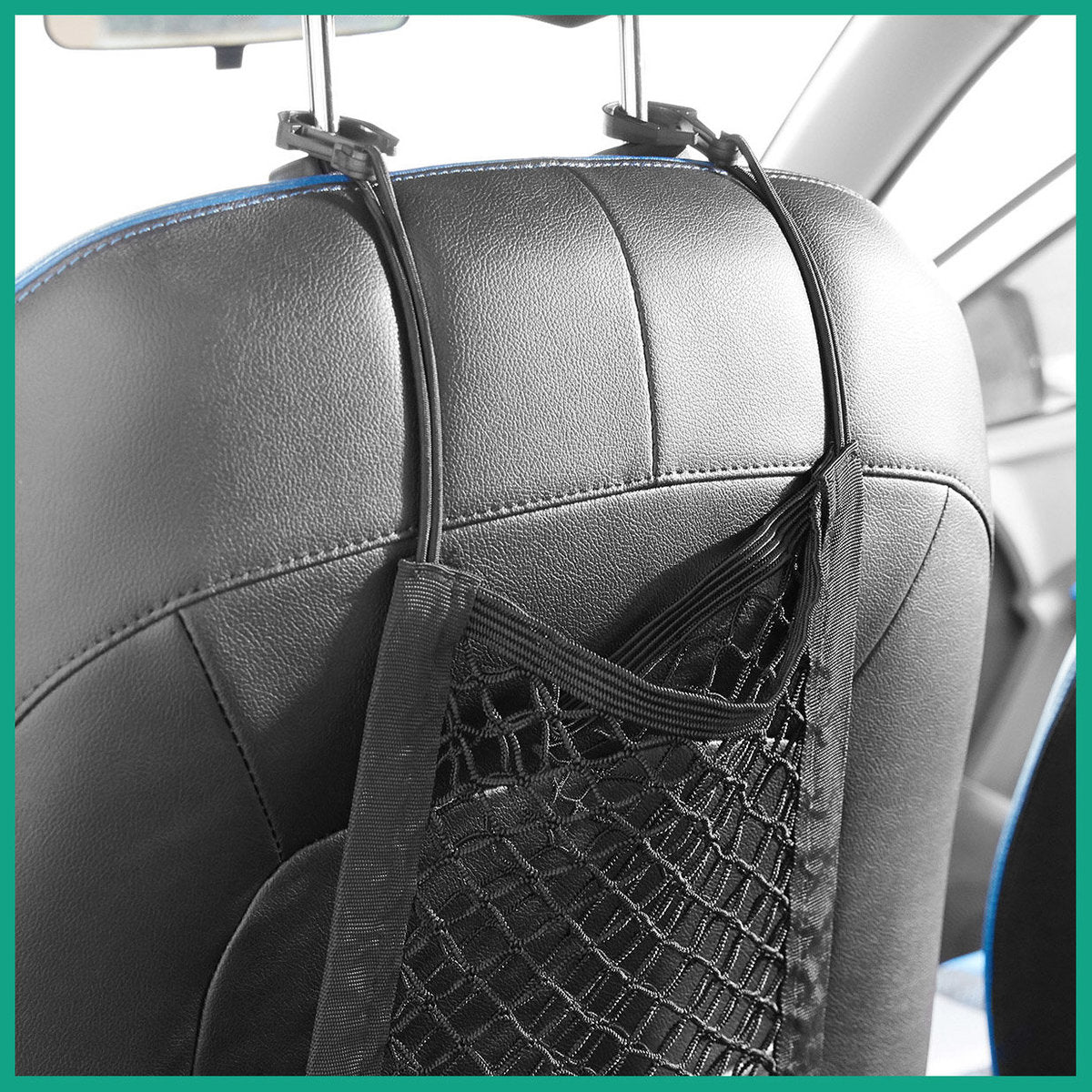 Car front seat storage net chair storage pet net