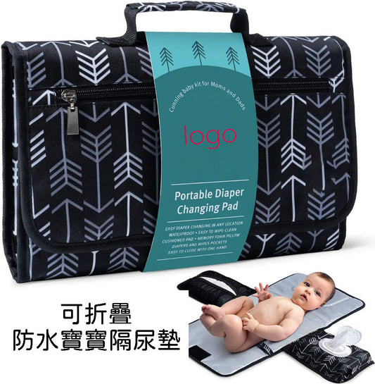 Portable baby diaper changing pad, multi-functional foldable waterproof baby changing pad, waterproof diaper pad, diaper mattress