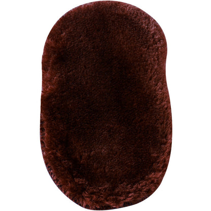 Plush shoe polishing cloth, imitation wool shoe polishing gloves, shoe polish polishing shoe polishing rag, portable polishing shoe polishing cloth sponge