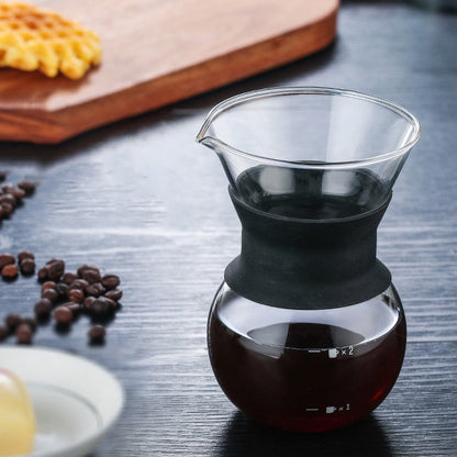 玻璃咖啡壶200ml 送不锈钢滤杯配精品咖啡咖啡壶