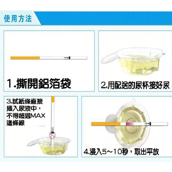 排卵检测试纸盒装(10条装) 促黄体生成素(LH)检测试纸【预测排卵】