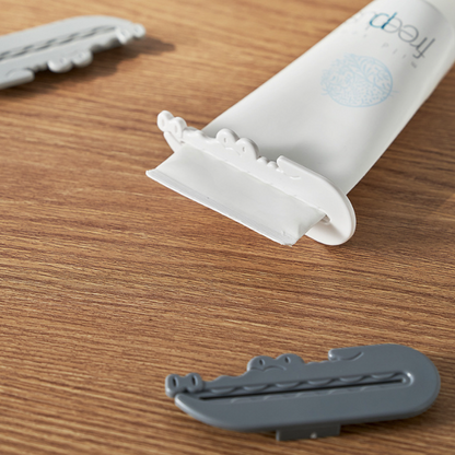 3 toothpaste squeezers, lazy tooth squeezer, facial cleanser squeeze clip, crocodile cream squeezer
