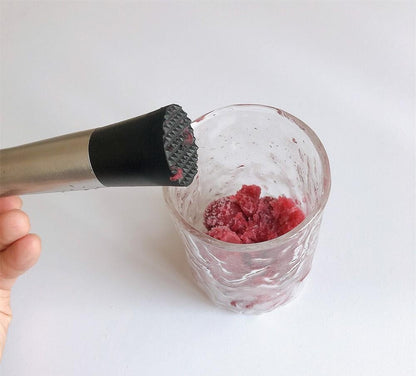 Stainless steel juice crushing popsicle press juice artifact bartending popsicle smashing cocktail electroplating crushed popsicle crushing juice hammer fruit lemon hammer bar fruit mixing stick catering drinks ice cube tool