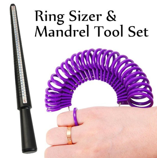 Plastic four-purpose ruler ring stick ring ring ring size measuring tool