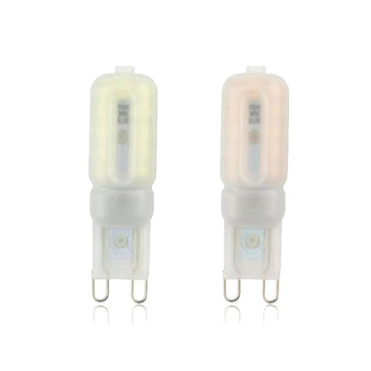 7W milky white cover warm white 220V-240V G9LED corn lamp 32 beads dimmable energy-saving light bulb