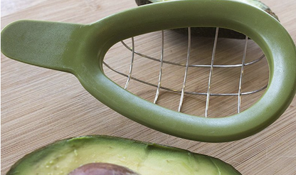Stainless steel avocado cutter avocado meat separator kiwi cut fruit salad platter separator paring knife planer