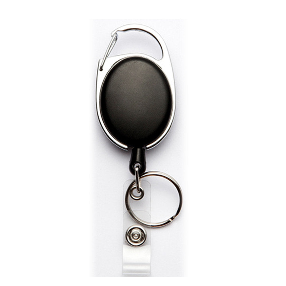 Automatic retractable ID buckle, easy-pull buckle, telescopic key chain, strong pull ID buckle card holder, ID holder, telescopic buckle, hanging neck card holder