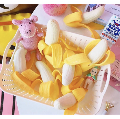 洩壓仿真香蕉捏捏樂 仿真香蕉 捏捏樂 發洩玩具 玩具 搞怪 整人玩具 剝皮香蕉 擠壓香蕉 香蕉捏捏樂 假香蕉 矽膠 整蠱玩具