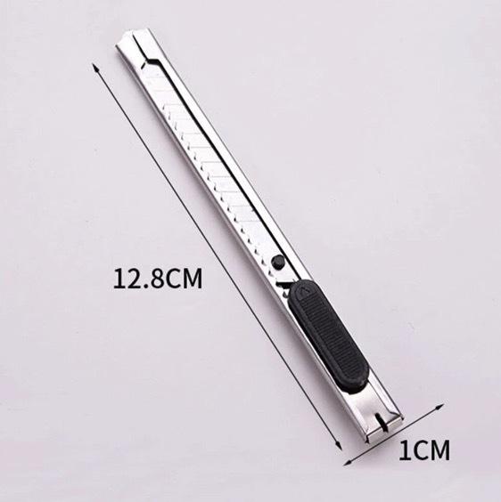 Small stainless steel utility knife metal pocket knife portable metal paper cutter knife