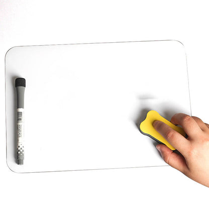 軟磁石軟白板兒童塗鴉畫寫字板辦公教學培訓磁性PET可擦留言板 白板