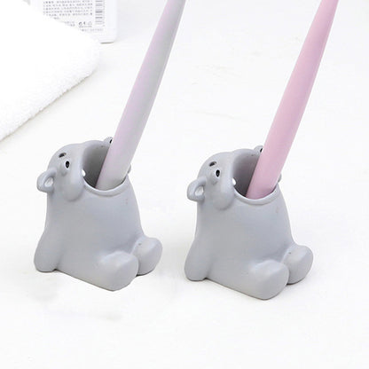 Cute animal toothbrush holder (hippo) toothbrush holder children's toothbrush pen holder toothbrush holder
