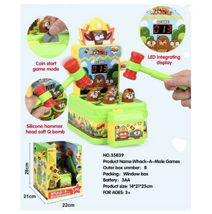 Children's toys, Whack-A-Mole games whack-a-mole toys, full of excitement, suitable for birthdays and party gifts, football air hockey