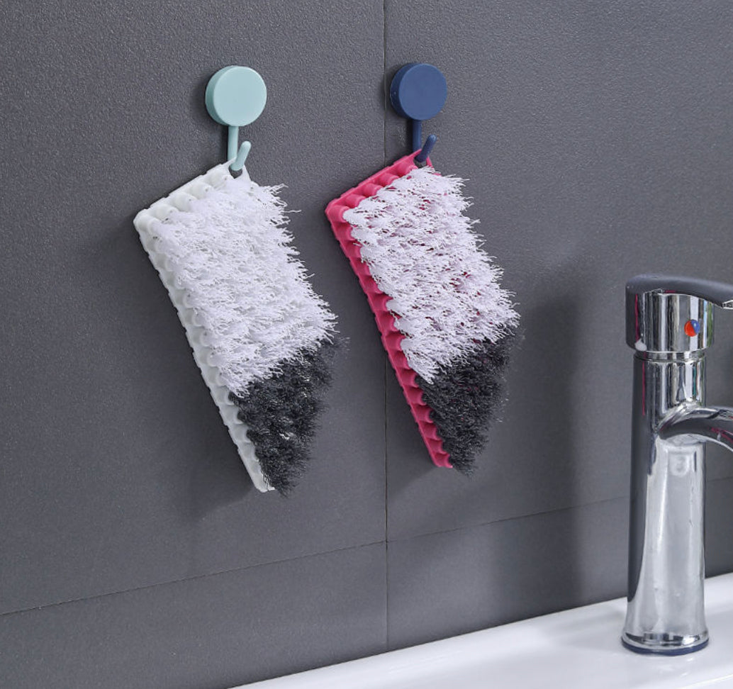 Household dishwashing brush, cleaning brush, bendable gap brush, no dead ends, washing dishes, pots, kitchen bathroom bathtub blue