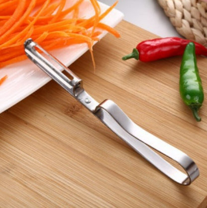 Stainless steel paring knife kitchen gadget potato melon planer duck feather clip fruit peeling peeling knife planer