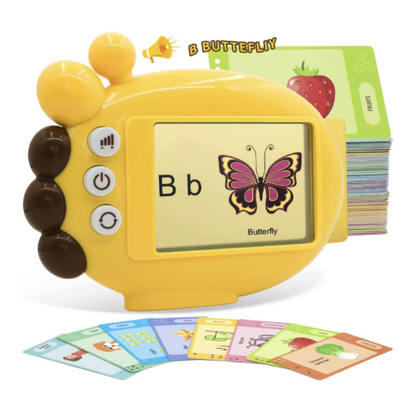 Children's preschool audio card reader, 60 cards, 120 words, 9 themes, suitable for cognitive toys for children aged 2-6 years old
