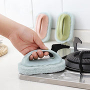 Buy 1 get 1 free multifunctional handle cleaning brush scouring pad toilet brush kitchen brush