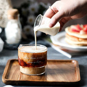 手工製作迷你耐熱玻璃刻度杯 量杯 燒杯 楓糖漿 蜂蜜 鮮奶杯 咖啡