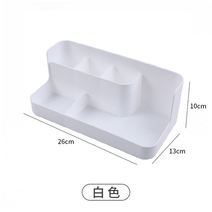 Cosmetic storage box plastic desktop skin care product lipstick dressing table compartment organizer storage box