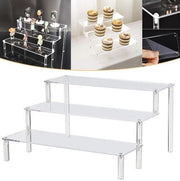 3-layer acrylic ladder rack hand-made desktop ornaments model storage rack jewelry display rack model box rack