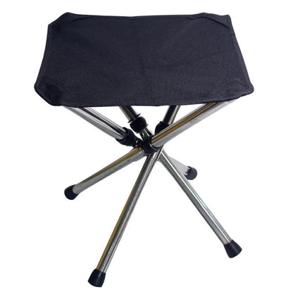 不銹鋼伸縮折疊椅凳子 露營椅 戶外折疊椅便攜式小釣魚凳露營椅子野營野餐 摺椅
