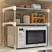 Kitchen and bathroom home countertop storage storage rack floor-standing multi-layer oven microwave oven storage rack