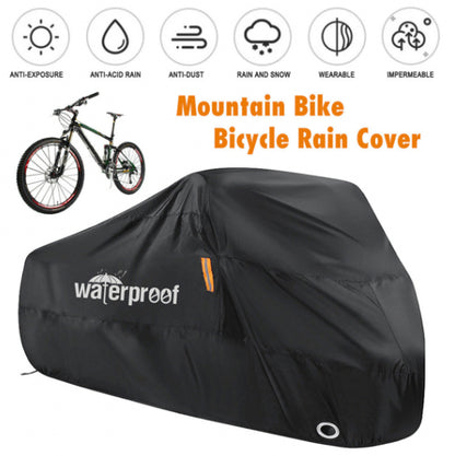 Bicycle and motorcycle waterproof cover and dust cover, silver-coated sun protection and UV protection clothing, sun protection, waterproof and dustproof bicycle protective cover