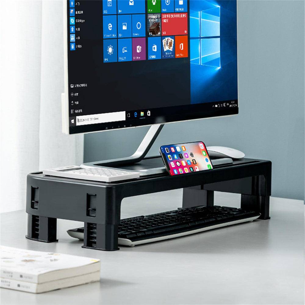 White adjustable 6-stop screen elevated stand notebook/computer/laptop elevated stand [parallel import]