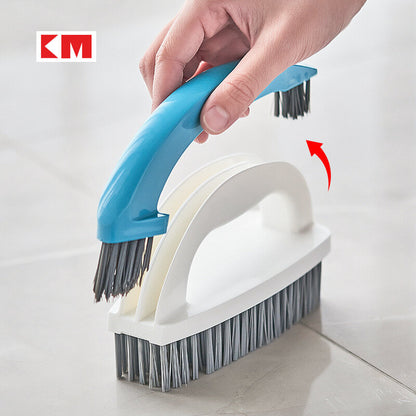 Bathroom floor scrubbing brush Bathroom floor gap scrubbing wall wash basin bathtub tile hard-bristled cleaning brush