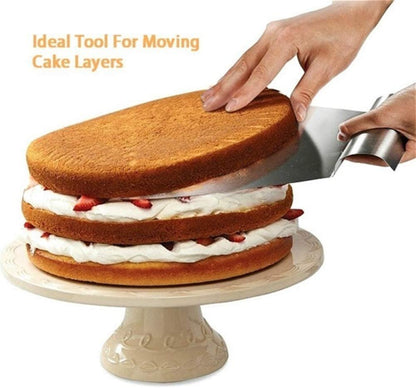 Baking Expert - Stainless steel cake pizza mobile tray tray base cake pizza cutter