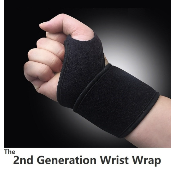 The second generation sports wrist care belt (suitable for badminton, tennis and weight lifting protection) and other body protective gear