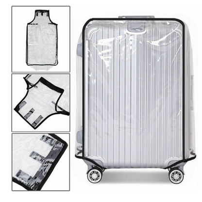 30-inch suitcase protective cover transparent thickened wear-resistant waterproof trolley case cover travel leather suitcase cover