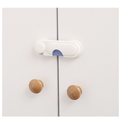 Multi-function baby anti-pinch drawer lock child safety lock multi-purpose locking device table corner anti-collision glue