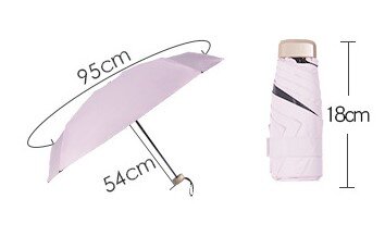 Pocket portable mini ultra-light retractable umbrella umbrella retractable umbrella