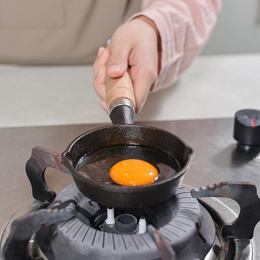 Omelette small frying pan flat bottom special artifact for making egg dumplings mini hot oil pan oil pouring poached eggs flat bottom frying pan