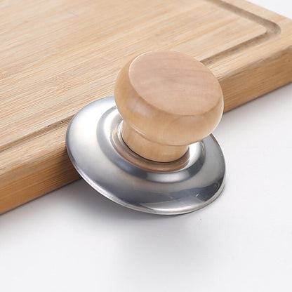 2 solid wood pot lid top beads pot lid handle pot twist kitchen supplies accessories stainless steel pot lid cap pot set