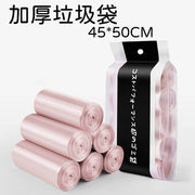 Large, Thick, Flat-Top Colored Trash Bags 45*50 PE, 100 bags on 5 rolls
