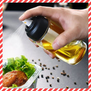 Multifunctional air pressure spray bottle, 1 piece barbecue oil kettle, condiment bottle, air fryer spray bottle, picnic glass oil control tank, baking spray, air fryer cooking (essential for air fryer/oven/barbecue), edible oil spray bottle, oil bottle
