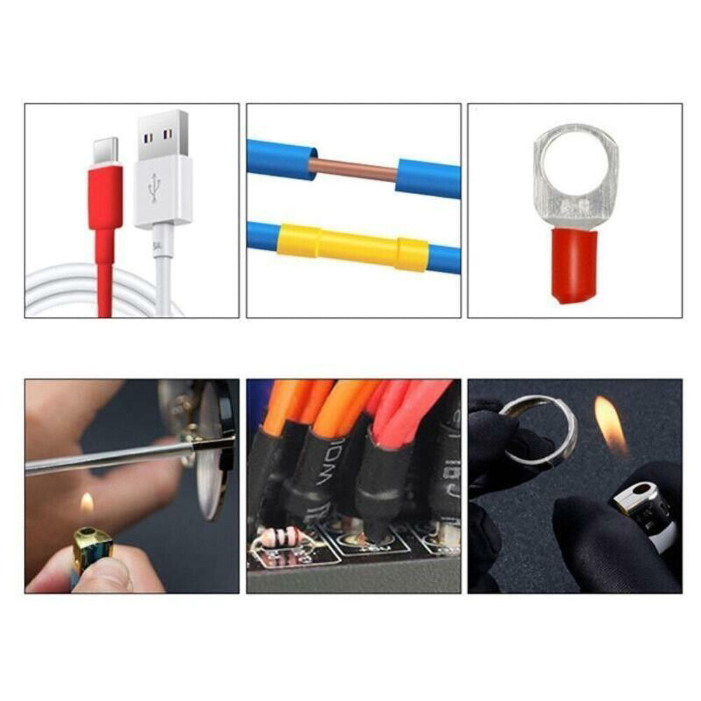 [100 Piece Set] Colored Heat Shrink Tube Combination Household Wire Heat Shrink Intermediate Tube Wire Tape