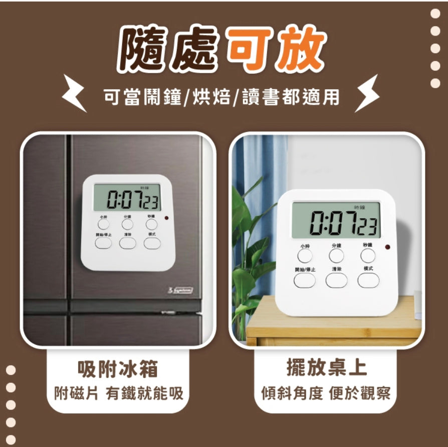 Function Timer Up/Countdown Countdown Timer Electronic Clock Electronic Alarm Clock Countdown Timer