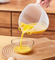 Filter measuring cup, egg measuring cup, steamed egg whole cake 900ml