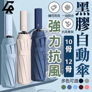 12-rib fully automatic folding umbrella, vinyl automatic umbrella, lightweight umbrella, folding umbrella, parasol, automatic umbrella, folding umbrella (12-rib/vinyl mist blue, navy blue)
