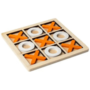 木制XO井字棋玩具-橙白井字棋