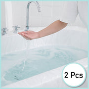 2-pack - disposable thickened bath bag bathtub cover bath bag 120*260cm [must be used when traveling, staying in hotels, staying in B&amp;Bs, and spas] a must-have for staycation
