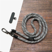 [Zebra Black and White] Mobile phone lanyard cross-body detachable mobile phone lanyard anti-lost camera strap lanyard