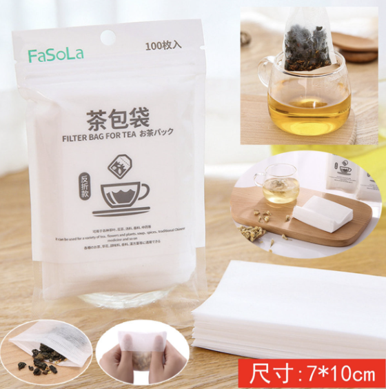 (Pack of 100 pieces) Reflex folded disposable tea bags tea bags tea bags