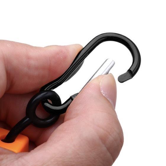 Plastic fixed clip belt clip labor protection glove clip glove clip hook outdoor supplies black universal clip