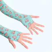 Sun protection puppy ice sleeves, stretch ice sleeve gloves, essential sun protection hand sleeves for hiking drivers